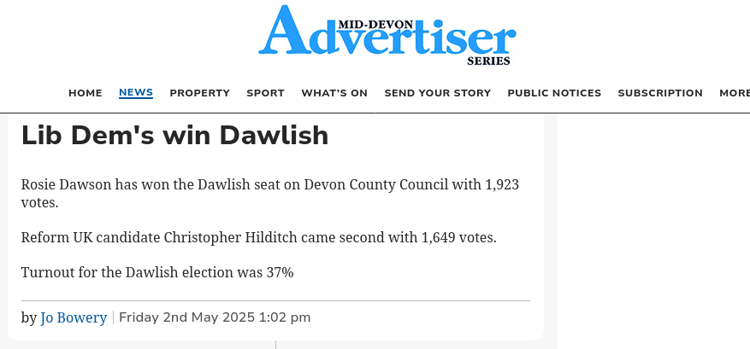 county elections Mid Devon Advertiser
